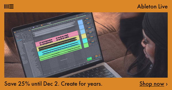 Black Friday 2025 - Save 25% on Ableton Live 12.3