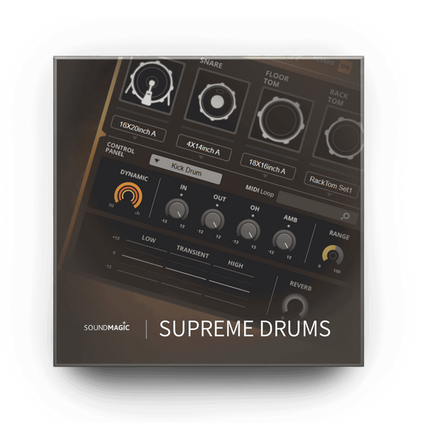 Sound Magic Co. Ltd. Supreme Drums Orange