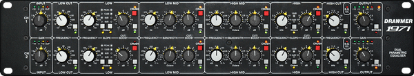 Drawmer 1971 Dual 4-Band Parametric Equaliser