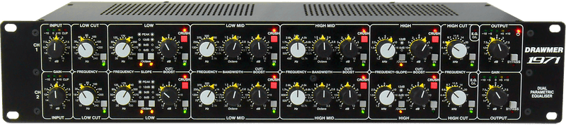 Drawmer 1971 Dual 4-Band Parametric Equaliser