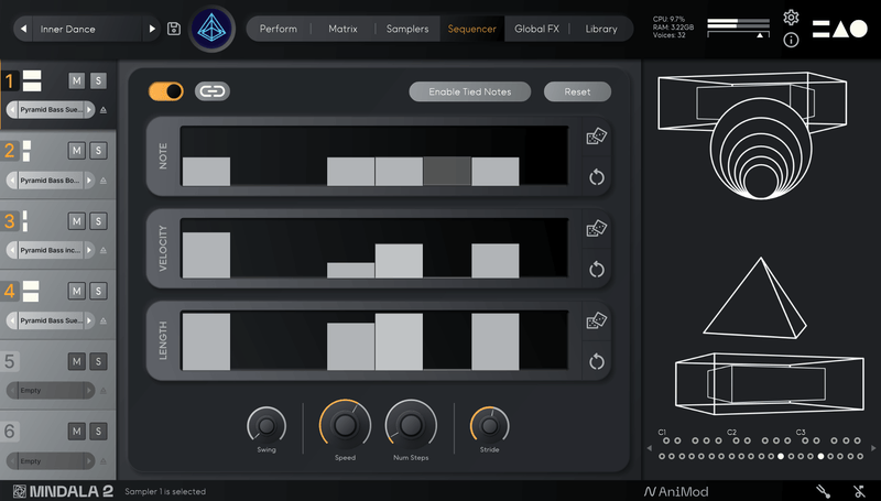 MNTRA Instruments Pyramids Virtual Instrument