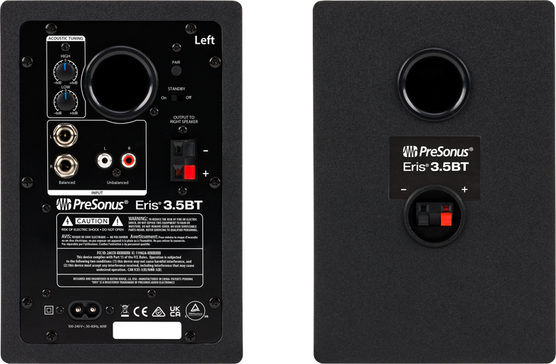 Presonus Eris 3.5BT 2nd Gen. Active Media Monitors (Pair) with BT