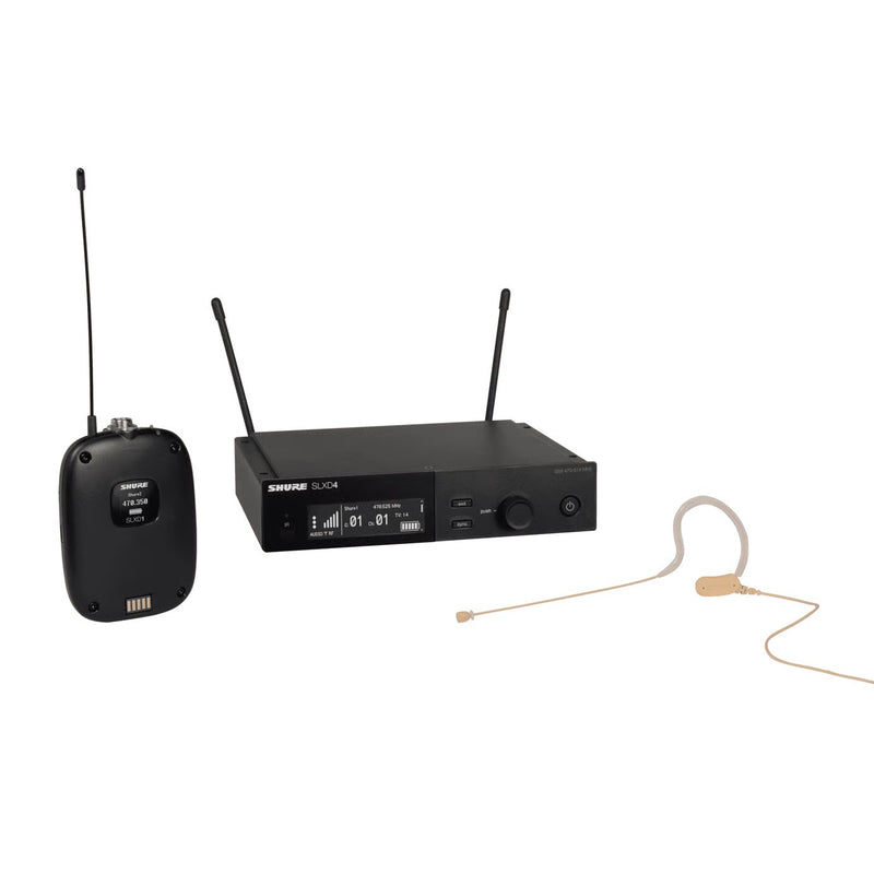 Shure SLXD14/153T Wireless System with MX153T Earset Headworn Microphone