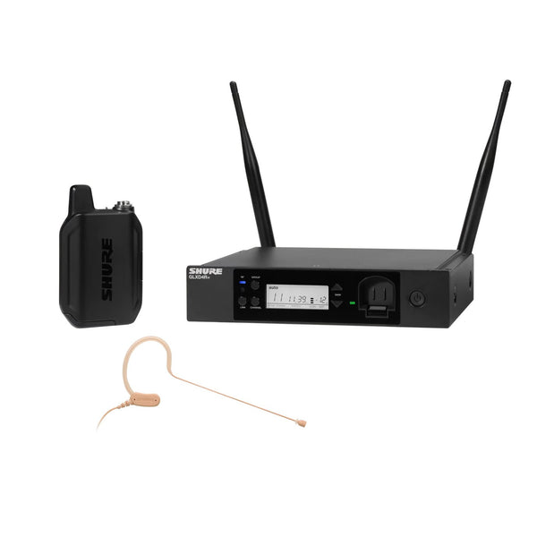 Shure GLXD14R+/MX53 Digital Wireless Rack System with MX153 Headset Microphone