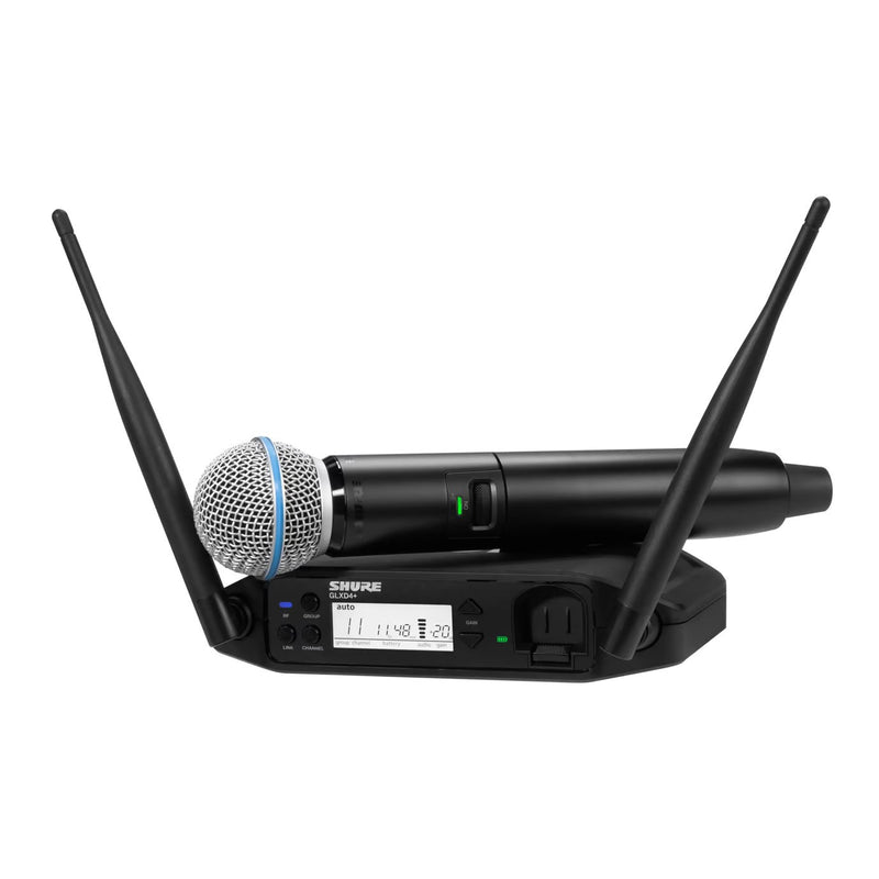 Shure GLXD24+/B58 Digital Wireless Handheld System with BETA®58A Vocal Microphone