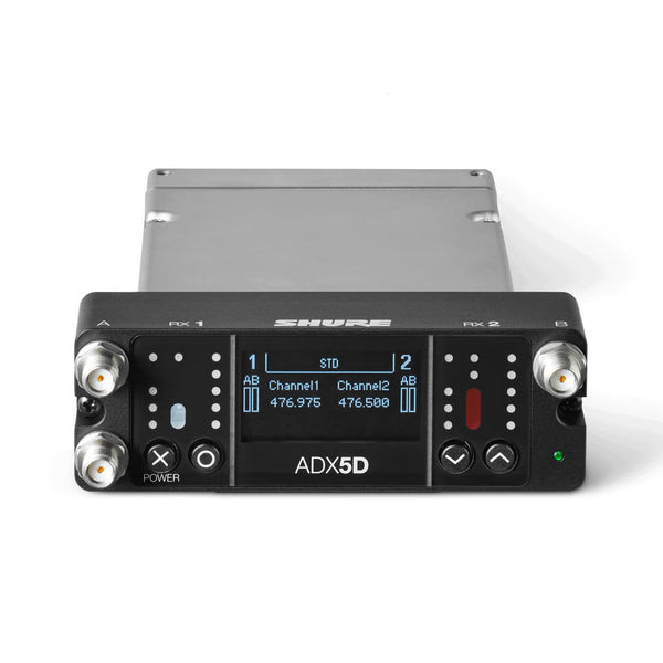 Shure Axient ADX5D Dual-Channel Portable Wireless Receiver