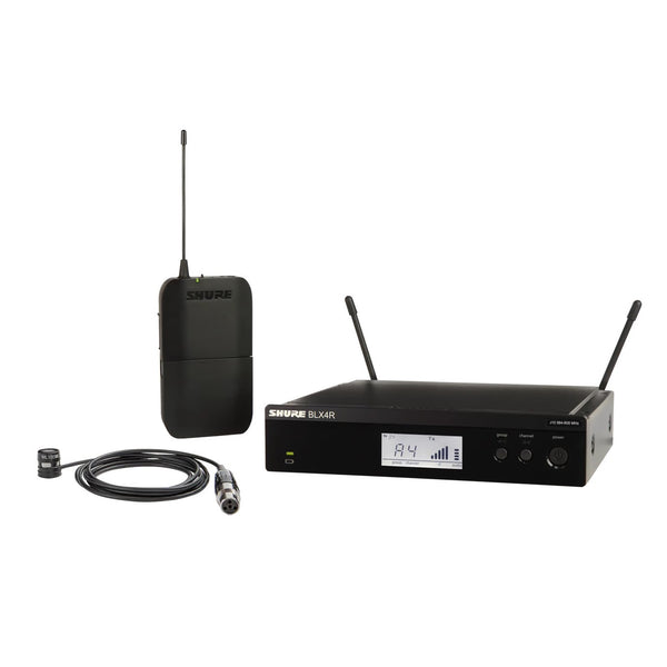 Shure BLX14R/W85M Wireless Rack-Mount Presenter System with WL185m Lavalier Microphone