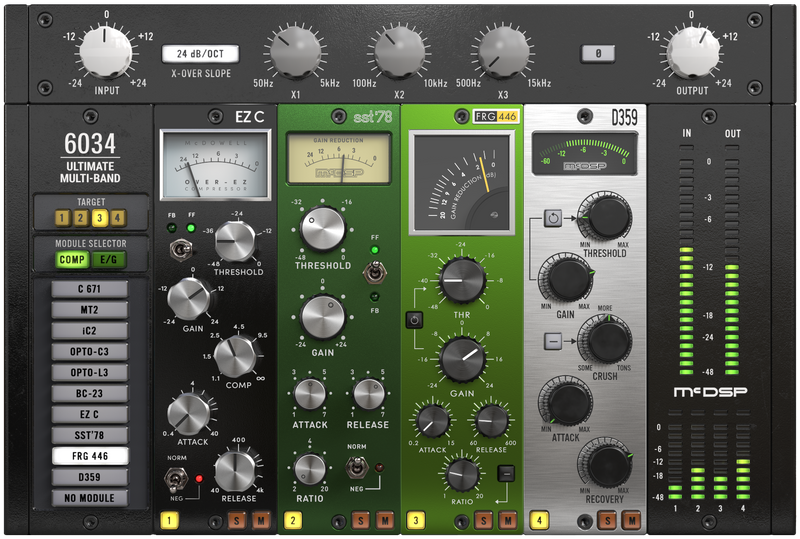 McDSP 6034 Ultimate Multi-Band Compressor Plug-In - HD v7