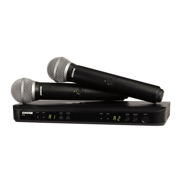 Shure BLX288/PG58 Wireless Dual Vocal System with two PG58