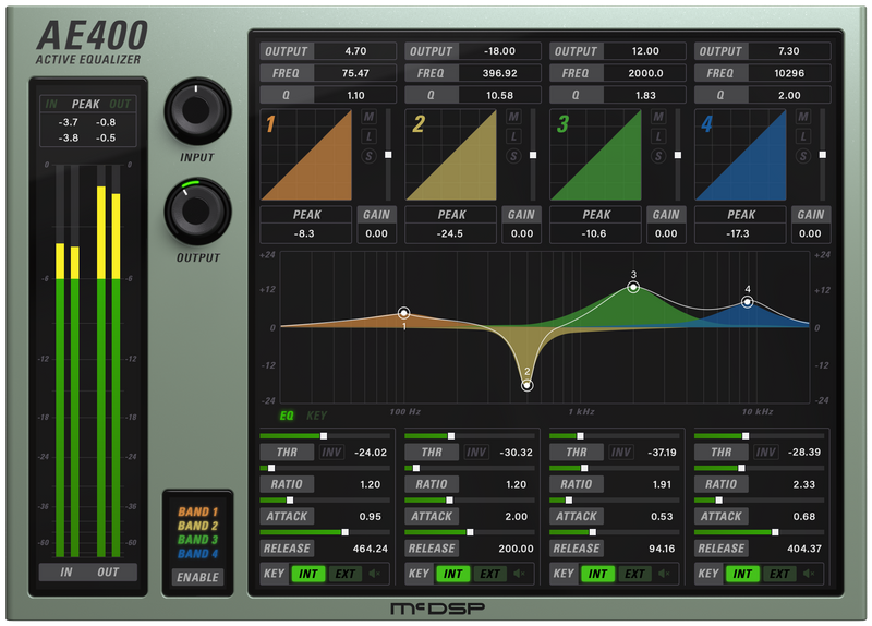 McDSP AE400 Active EQ Plug-In - Native v7