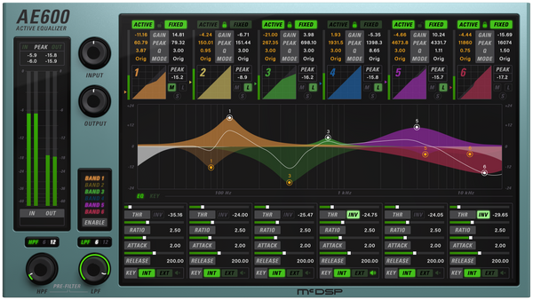 McDSP AE600 Active EQ Plug-In - Native v7