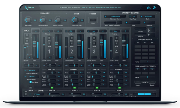 Antares Harmony Engine Automatic Vocal Harmony Generator