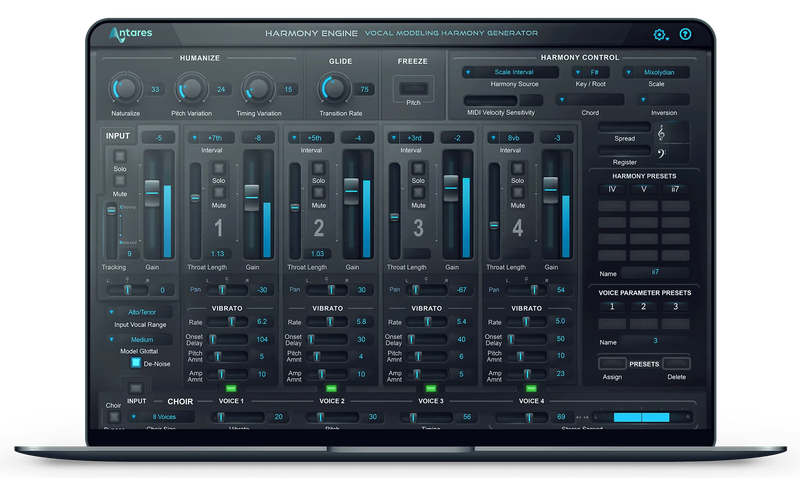 Antares Harmony Engine Automatic Vocal Harmony Generator