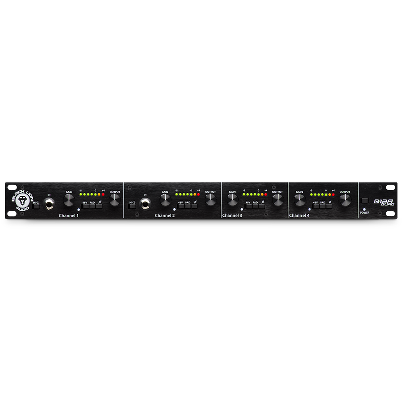 Black Lion Audio B12A Quad 4-Channel Mic Preamp