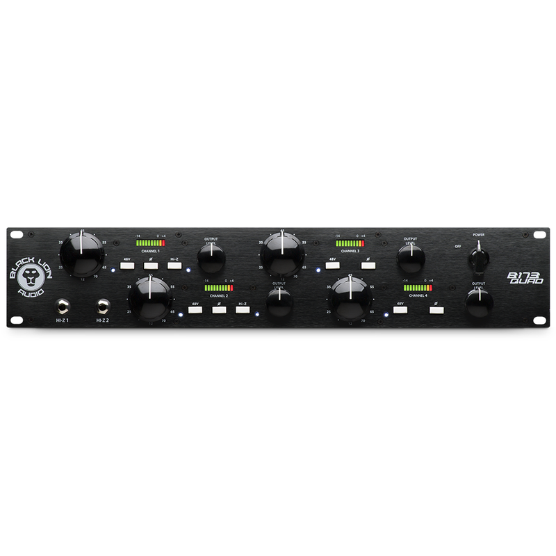 Black Lion Audio B173 Quad 4-Channel Mic Preamp