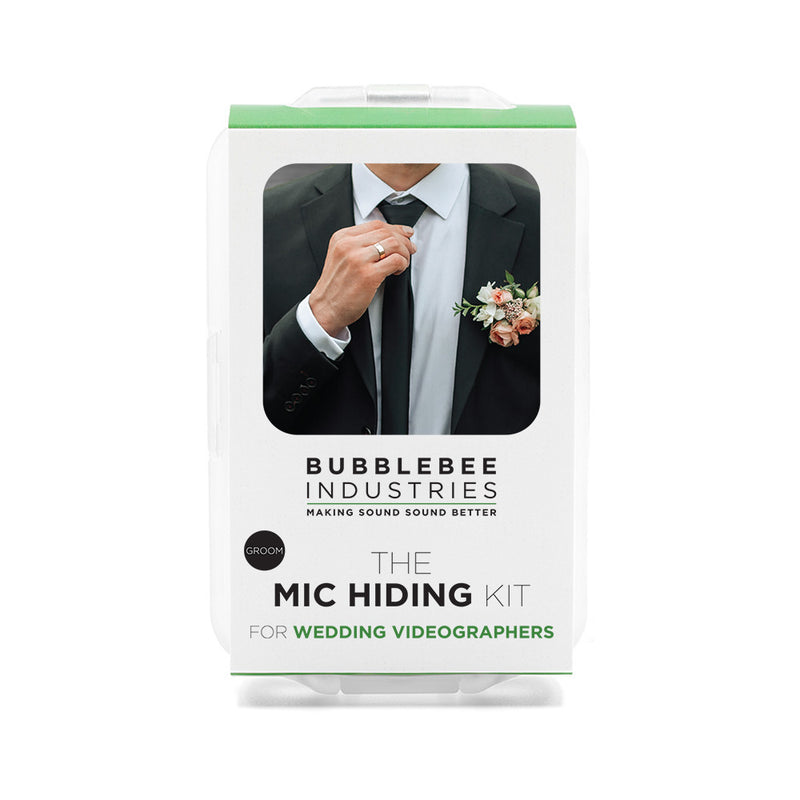 Bubble-Bee The Groom Mic Hiding Kit for Wedding Videographers