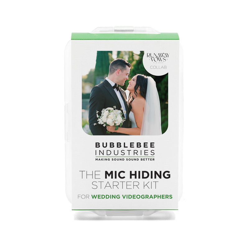 Bubble-Bee The Mic Hiding Starter Kit for Wedding Videographers