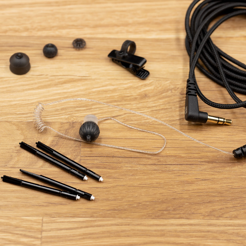 Bubble-Bee Sidekick 3 Broadcast  Earpiece IFB In-Ear Monitor - Mono, Curly