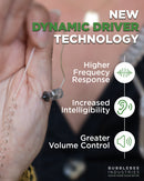 Bubble-Bee Sidekick 3 Broadcast  Earpiece IFB In-Ear Monitor - Mono, Curly