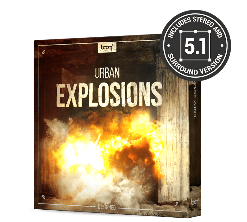 BOOM Library Boom Urban Explosions Designed