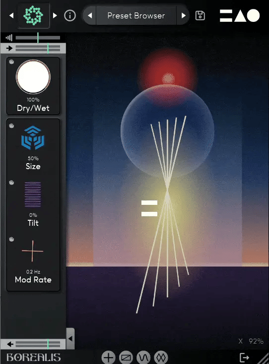 MNTRA Instruments BOREALIS Reverb Plug-In