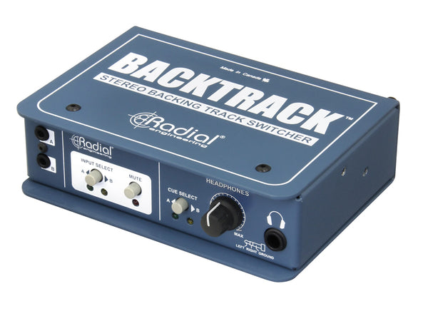 Radial Engineering Backtrack Stereo Backing Track Switcher