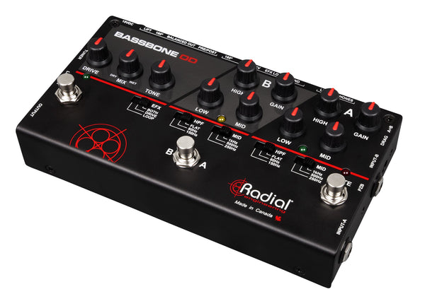 Radial Engineering Bassbone OD Bass Preamp & Overdrive