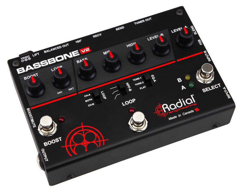 Radial Engineering Bassbone V2 Bass Preamp & Boost