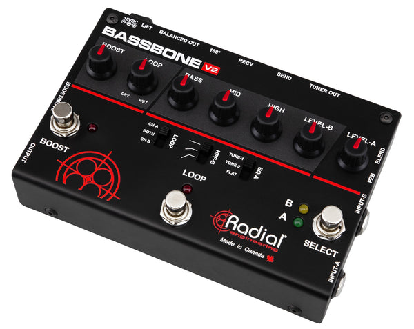 Radial Engineering Bassbone V2 Bass Preamp & Boost