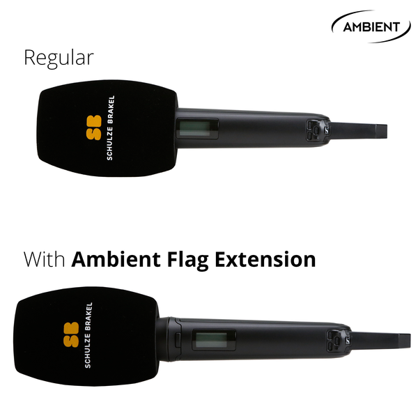 Ambient Flag Extension for Sennheiser Handheld Mics