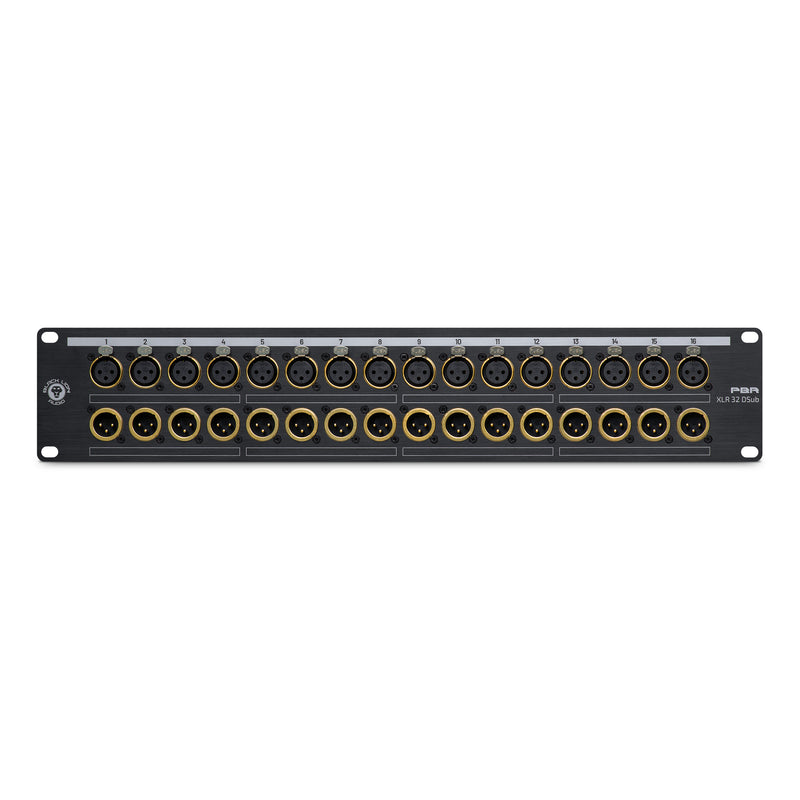 Black Lion Audio PBR XLR 32 DSub Patchbay