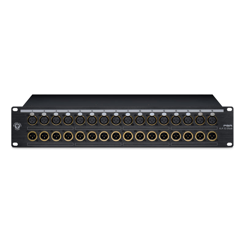 Black Lion Audio PBR XLR 32 DSub Patchbay