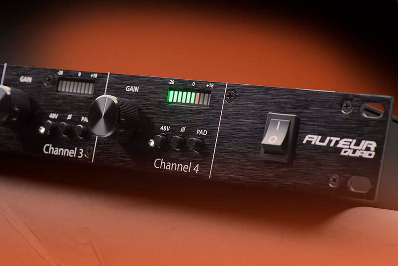 Black Lion Audio Auteur Quad 4-Channel Mic Preamp