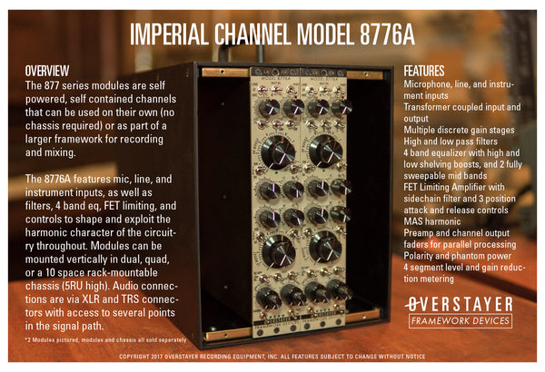 Overstayer 8776A Imperial Channel