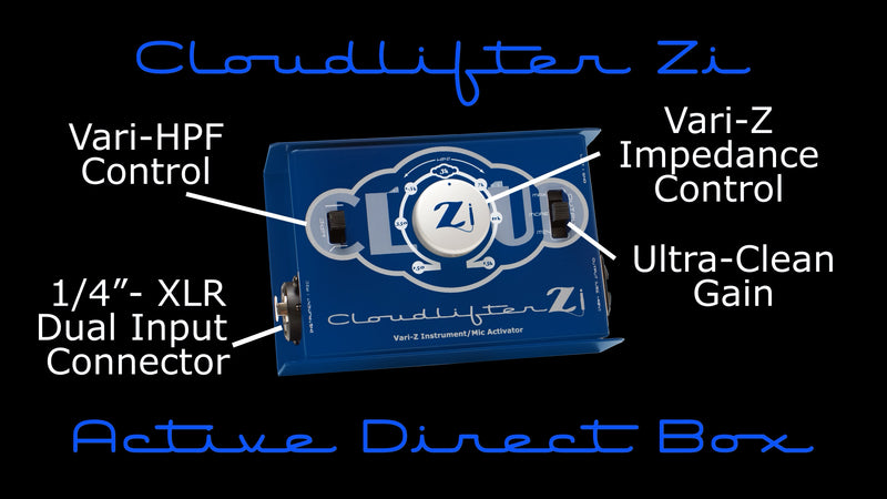 Cloud Microphones Cloudlifter CL-Zi Variable Impedance Instrument / Mic Activator