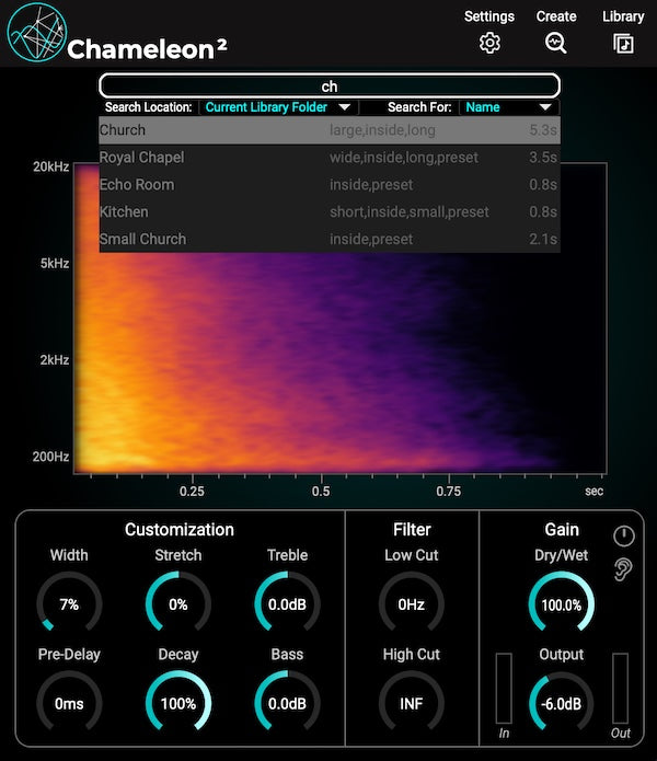 Accentize Chameleon Adaptive Reverb Plug-In