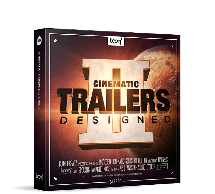 BOOM Library Boom Cinematic Trailers Designed 2 - Stereo