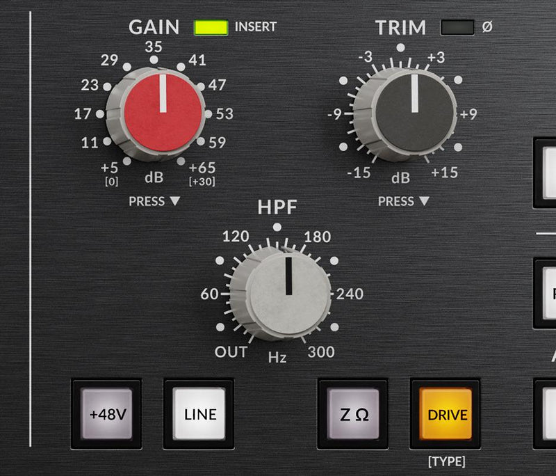 SSL Pure Drive Quad 4-Channel Mic Preamp / USB Interface