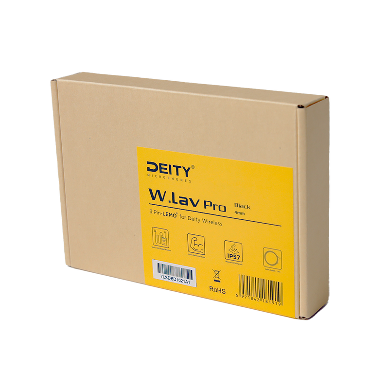 Deity W.Lav 3-Pin Lemo Lavalier Microphone