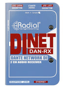 Radial Engineering DiNET DAN-RX 2-Channel Dante Network Receiver