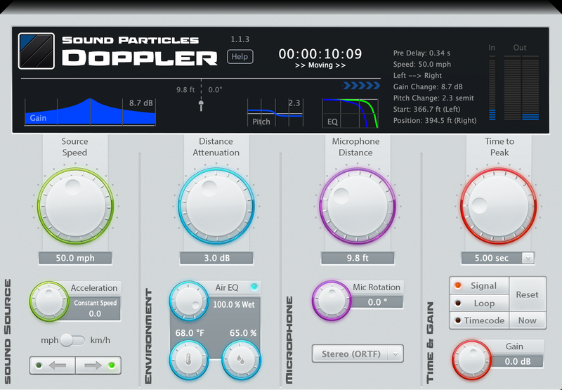 Sound Particles Doppler Plug-In
