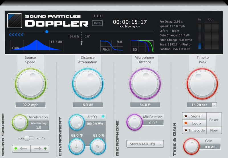 Sound Particles Doppler Plug-In