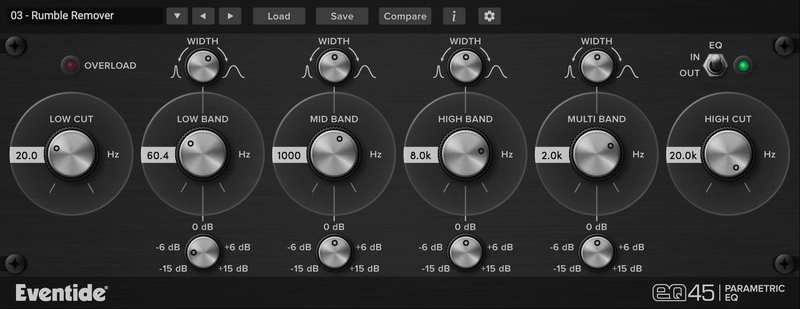 Eventide EQ45 Parametric EQ Plug-In