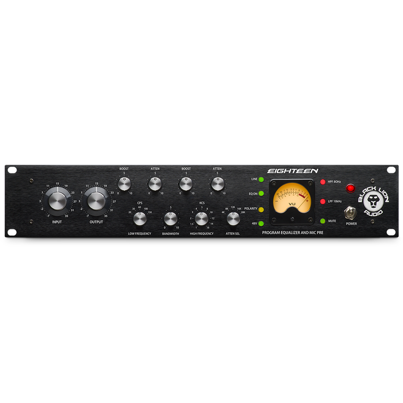 Black Lion Audio Eighteen Channel Strip, EQ & Mic Pre