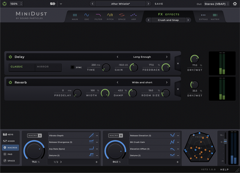 Sound Particles MiniDust Dual Oscillator Synthesizer