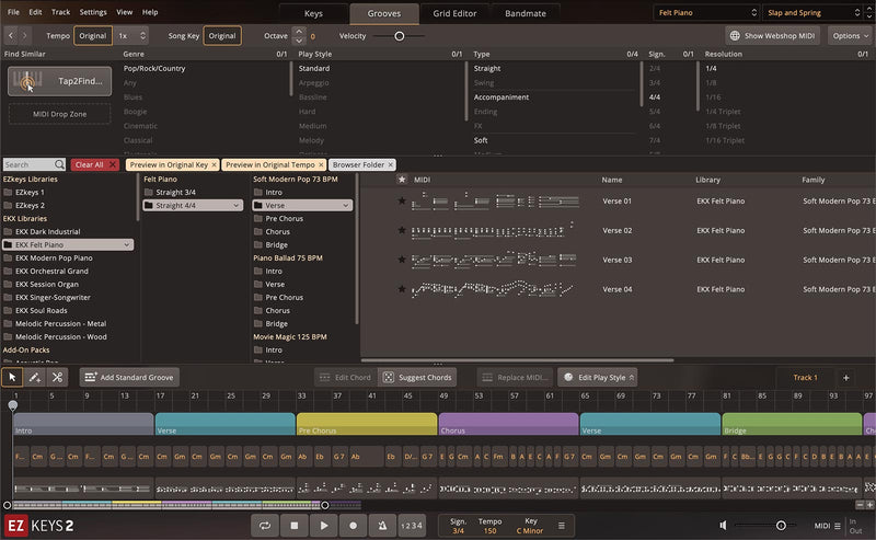 Toontrack EZ Keys Felt Piano EKX Expansion