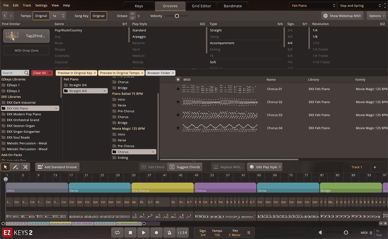 Toontrack EZ Keys Felt Piano EKX Expansion