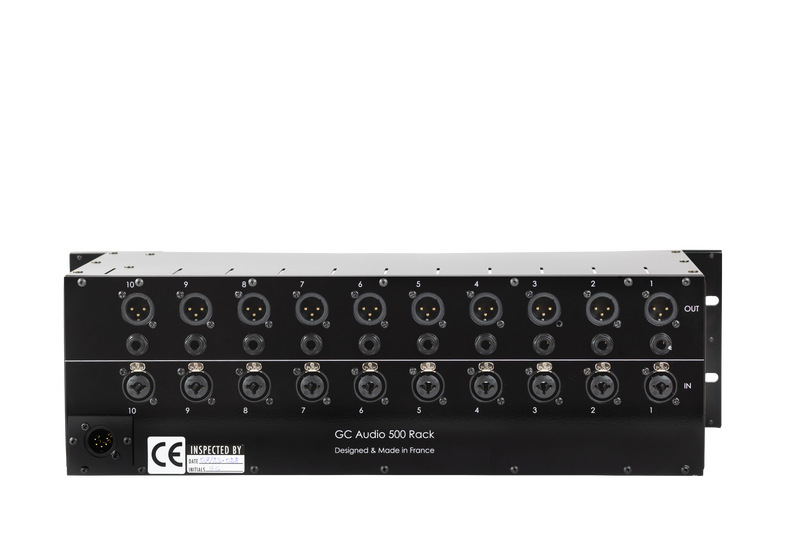 GC Audio Rack 500 10-Slot Rack