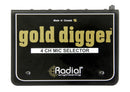 Radial Engineering Gold Digger 4-Channel Mic Selector