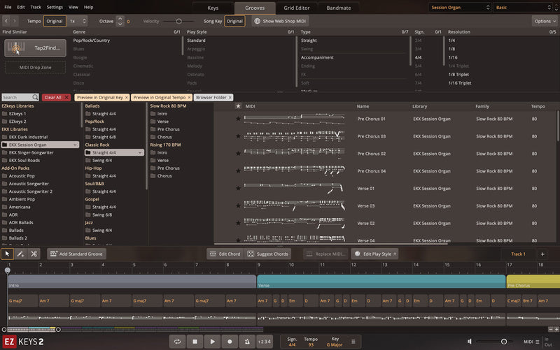 Toontrack EZ Keys Session Organ EKX Expansion
